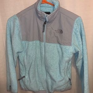 Loved and had lots of wear left. Girls north face  fleece zip up